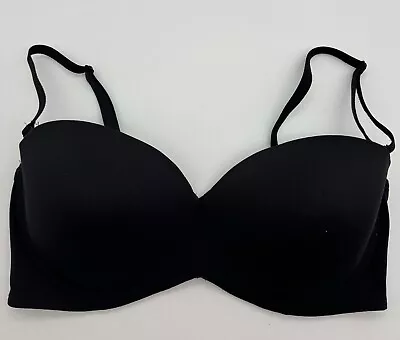 Victorias Secret Body By Victoria Bra Size 38D Black Adjustable Straps Padded • $13.58