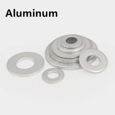 Aluminum Alloy 6061 Flat Washers M3 M4 M5 M6 M8 M10 M12 M16 M20 Enlarged Gaskets • $6.81