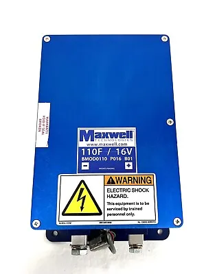 Maxwell 110F 16V Supercapacitor; Model BMOD0110 P016 B01; TESTED & WORKING • $99.99