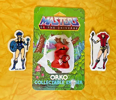 Masters Of Universe Orko Eraser 1984 Panosh Teela Evil Lyn Kellogg Sticker MOTU • $9.99
