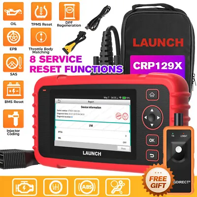 2024 Launch CRP129X CRP123X OBD2 Scanner Engine ABS SRS SAS TPMS Diagnostic Tool • $197