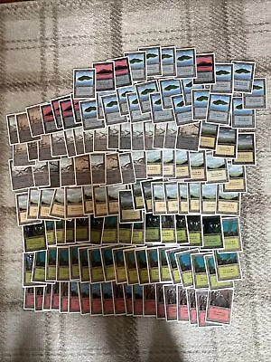 Unlimited Magic The Gathering Lands Lot • $82