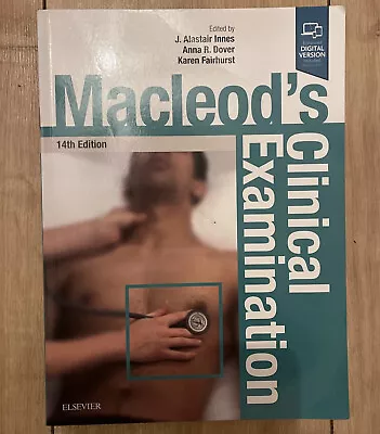 £39.95 • Buy Macleod's Clinical Examination By Anna R Dover, J. Alastair Innes 14th Edition