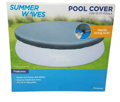 Summer Waves P52150003 10-15 Ft Swimming Pool Cover • $13.20