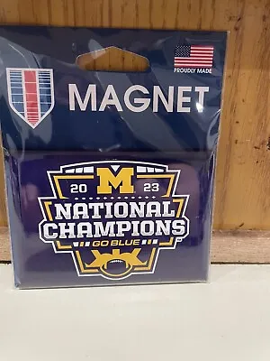 Michigan Wolverines Magnet 🔥🔥national Champions 🔥🔥NCAA 2x3  • $10.95