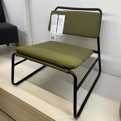 Ikea LINNEBÄCK  Chair Orrsta Olive-green Steel /indoor 28 1/2 X 21 5/8  NWT • $139.99