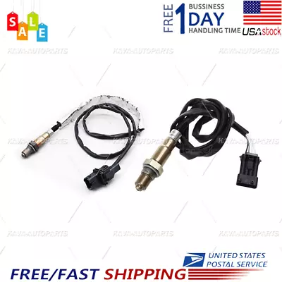 2Pcs O2 Oxygen Sensor Front & Rear For 2005-2009 Volvo S60 S80 2.4L 2.5L Turbo • $57.86