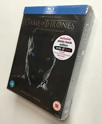 Game Of Thrones - Season 7 Ltd Ed Blu-ray + Photobook + Conquest & Rebellion NEW • £60