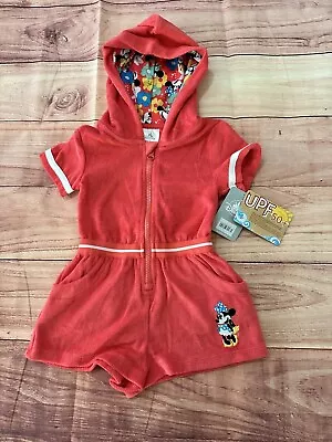 Disney Store Minnie Mouse Swim Cover Up Romper Girl Size 3 • $30