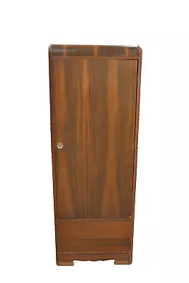 Antique Waterfall Style Walnut Cedar Lined Wardrobe Closet Armoire • $575