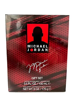 Michael Jordan  Cologne Spray  Cool Scent  3.4 Fl Oz + 6 Oz  Body Spray Gift Set • $30.89