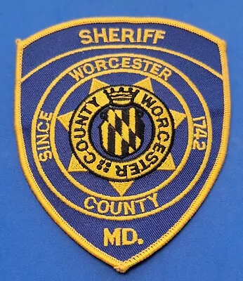 MD Worcester County Sheriff Patch Maryland Police  • $12.99