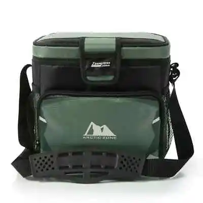 Arctic Zone 9 Cans Zipperless Soft Sided Cooler With Hard Liner Sea Foam Green • $25.94