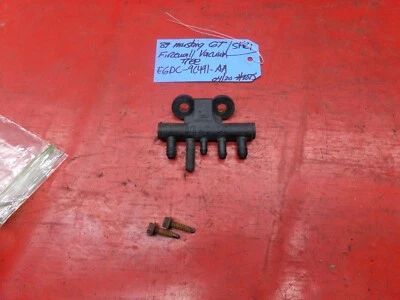 $15 • Buy 86-93 Mustang 5.0 Lx Gt Intake Firewall Vacuum Splitter Tree Oem E6dc-9c491-aa