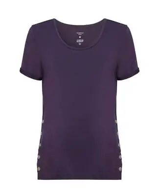 Mamas & Papas Maternity & Nursing Classic Purple T-shirt Top Size 10 Bnwt • £4.25