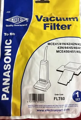 Vacuum Filter Set Fits Panasonic Model MCE Upright Vacuum Cleaners • £3.50