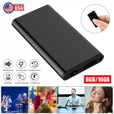 Digital Mini Hidden Spy Voice Recorder Pen Audio Activated Smart MP3 Playback • $23.99