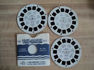 Sawyer View-Master Set Of 3 Reels 855 AB & C DISNEYLAND TOMORROWLAND • $11.99