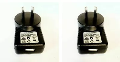 2Pcs Of 5V 3A Power Adapter Transformer (IS07) Black Universal USB Wall Charger • $15.99