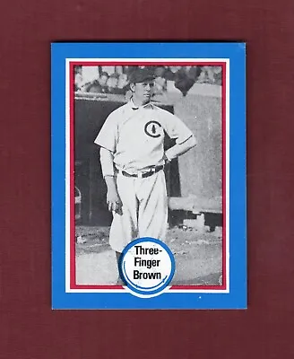 #57 MORDECAI THREE-FINGER BROWN Cubs | Shakeys Baseball Hall Of Fame EX B • $3.50