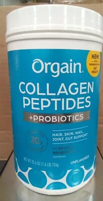 Orgain Collagen Peptides + Probiotics Unflavored 1.6Lb. EXP08/2025. PRbp • $23.95