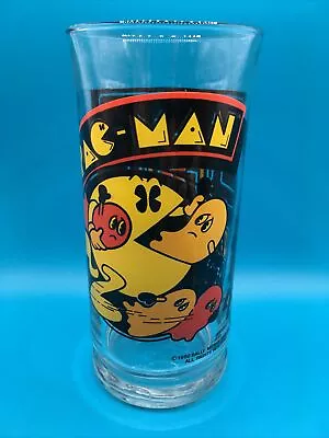 1982 Pac-Man Glass Bally Midway Vintage Beverage Glass • $13.75