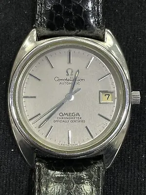 Vintage Omega Constellation 168.0056 Automatic Cal 1011 Men's 35mm Date Watch • $799