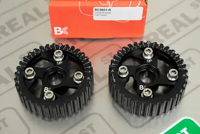 Brian Crower Adjustable Cam Gears Black B16A2 B18C B18A B18B B20 H23A BC8801B • $309