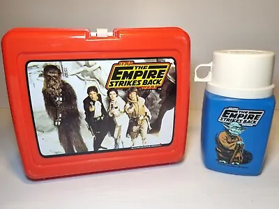 Vintage Star Wars The Empire Strikes Back Lunchbox With Thermos - 1980 • $213.10