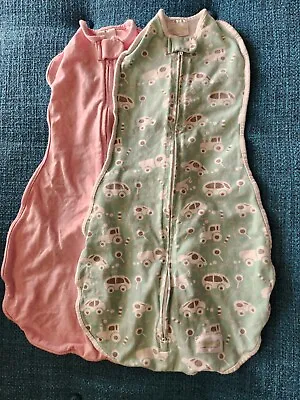 $20 • Buy Lot Of 2 Woombie Swaddles, 14-19 Lbs, 3-6 Months