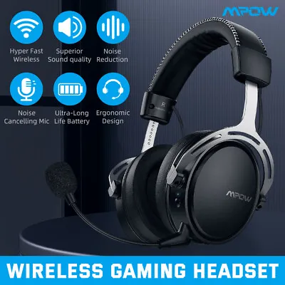$72.67 • Buy Mpow Air 3.5mm 2.4G Wireless Headphone Gaming Headset For PS5 /PS4 /PC Computer
