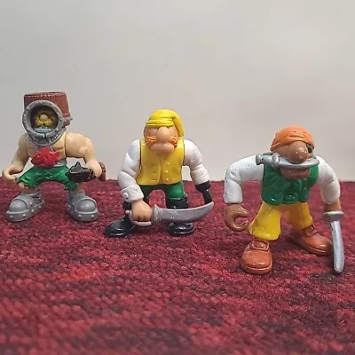 Fisher Price 1994-1995 Great Adventures Pirate Ship Figures Lot Of Three • $9.99