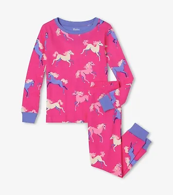 New Hatley Dreamland Horses Long Pyjama Pajamas PJ Age 3 5 6 7 8 10 12 • £26.99