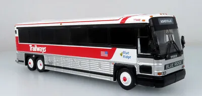 New! MCI D4000 Coach Bus Blue Ridge Trailways Iconic Replicas 1/87 Scale 87-0485 • $49.95