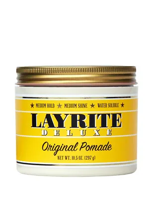 Layrite Original Pomade XL Medium Hold Mens Hair Styling Product 10.5oz / 297g • £35.95