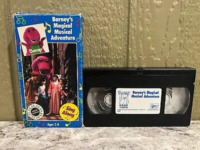 $12.99 • Buy Vintage BARNEY VHS 1992 - Barney's Magical Musical Adventure- Backyard