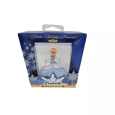Vintage 1998 Cinderella Petite Holiday Princess Disney Classics Ornament & Stand • $17.77