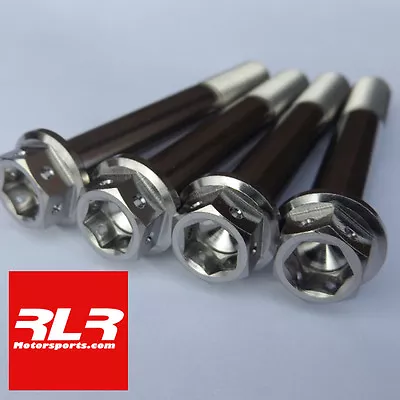 £30.50 • Buy 4 Titanium Dual Drive Bolts Caliper Mount Honda Suzuki Yamaha Kawasaki M10x70 