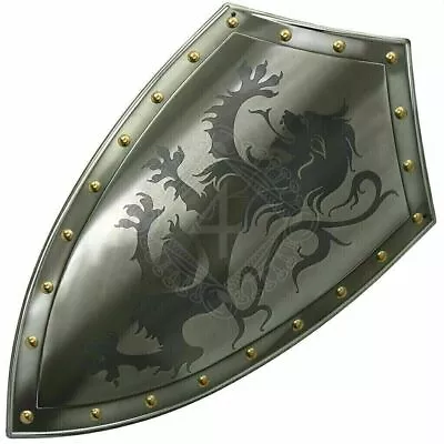 Dragon Warrior Templar Medieval Functional Shield Knight Armor Shield • £82.86