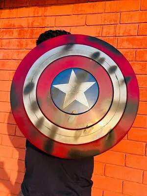 Captain America’s Shield Metal 1:1MCU Captain America Shield Movie Prop • £105.85