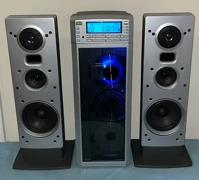 Vintage Brookstone 3CD  V 1.0 Vertical Stereo System.. • $130