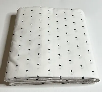 Restoration Hardware Teen Pin Dot Duvet Cotton Full/Queen French Blue NEW $129 • $74.99