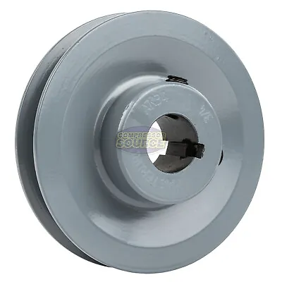 $21.95 • Buy Cast Iron 3.5  Single Groove V Style Section A Belt 4L For 3/4  Shaft Pulley