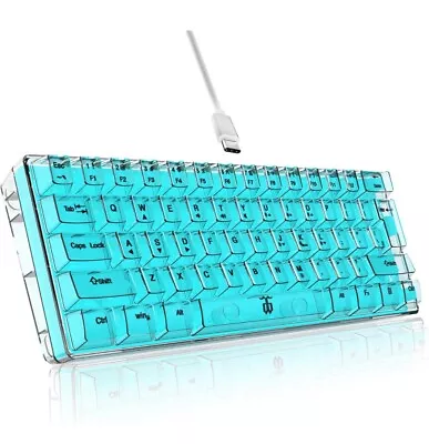 60% Keyboard Wired Gaming RGB Backlit Ultra-Compact Mini Keyboard Waterproof • $17.99