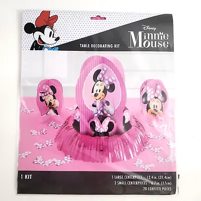 Disney MINNIE MOUSE BIRTHDAY PARTY TABLE DECORATING KIT 23pcs - FREE SHIPPING! • $7.62