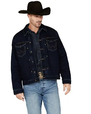 Wrangler Men's Vintage Sherpa Lined Trucker Jacket  - 112338627 • $66.92