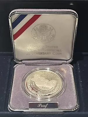 1991 S Mount Rushmore 50th Anniversary Proof Commemorative Silver Coin Mint • $12