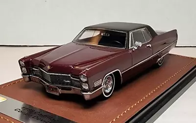 GLM 1:43 1968 Cadillac Coupe Deville Madeira Plum Firemist Poly/Black BEAUTIFUL! • $159