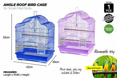 Bird Cage Pet Cages Aviary Large Carrier Travel Canary Cockatoo Parrot XL • $42.95
