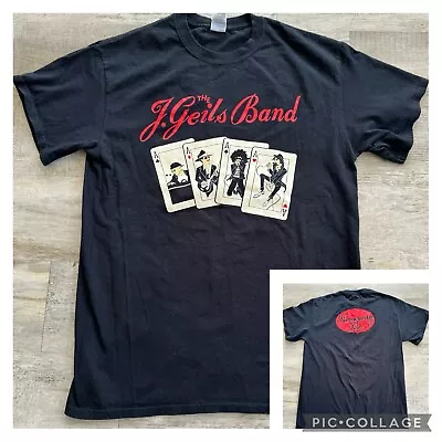 Vintage The J Geils Band Houseparty Tour T-Shirt Medium Black Aces Cards EUC!! • $36.90